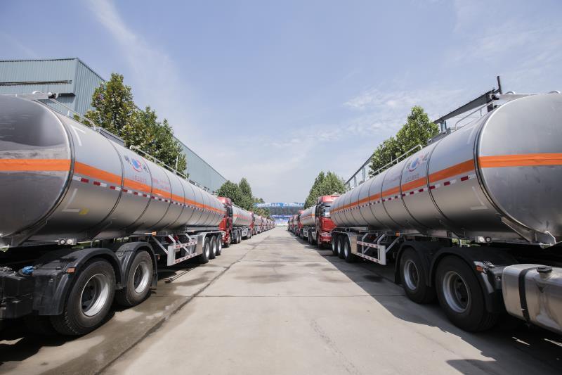 30kl-40kl Aluminum Oil Tanker Trailer