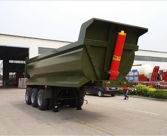 Heavy Duty Tri-Axle Dump/Tipper Semi Trailer with 40-60 Tons Capacity