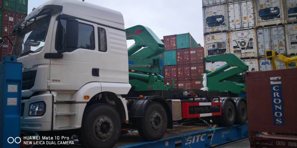Container Side Lifter Semitrailer with Tri-Axle