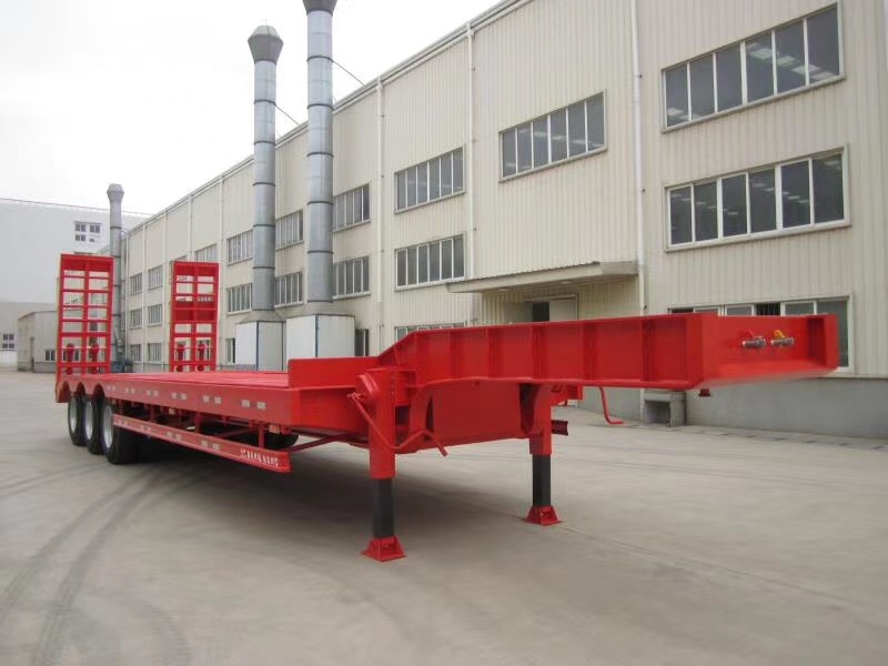 Customized 40FT 20FT Container Flatded Transport Semi Truck Trailer