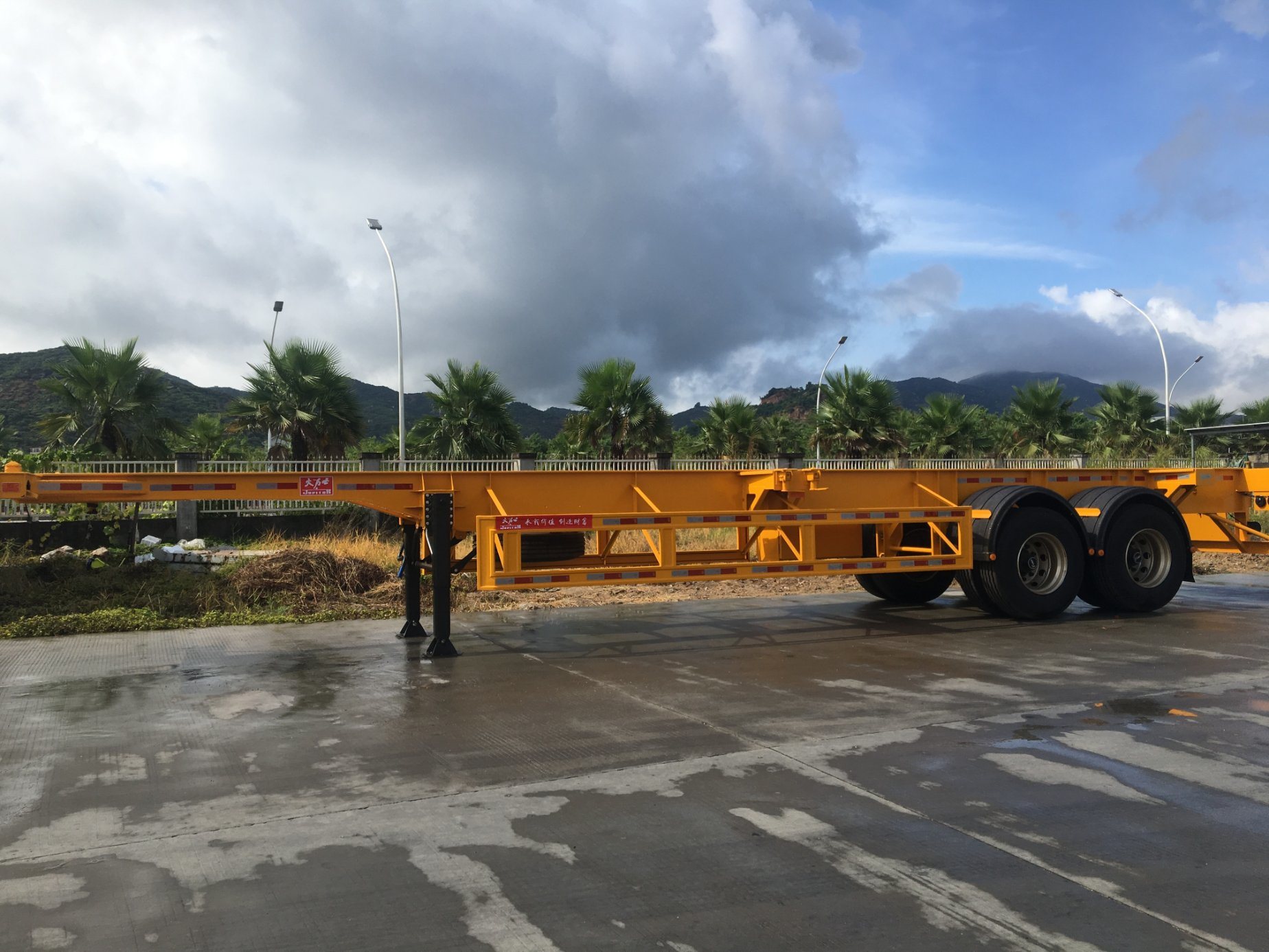 ISO 40FT Container Transportation Semi Trailer