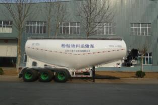 3 Axles 30-40cbm Air Compressor Bulker Carrier Silo Powder Material Transport Tanker Truck Bulk Cement Tank Semi Trailer